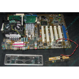 Материнская плата Asus P4PE (FireWire) с процессором Intel Pentium-4 2.4GHz s.478 и памятью 768Mb DDR1 Б/У (Невинномысск)